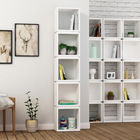 Biblioteca, Decortie, Multi, 32 x 167 x 22 cm, pal melaminat, alb