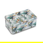 Cutie cu capac Tropical, Versa, 18 x 11 x 7.1 cm, metal