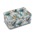 Cutie cu capac Tropical, Versa, 22 x 16.2 x 9.1 cm, metal