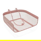 Suport pentru servetele Cairo, Versa, 20 x 18.5 x 6.8 cm, metal, roz