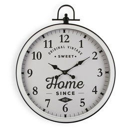 Ceas de perete Sweet Home, Versa, 60 x 73.5 cm, metal