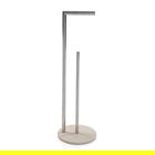 Suport hartie igienica si perie de toaleta Crew, Versa, 20 x 65 cm, otel