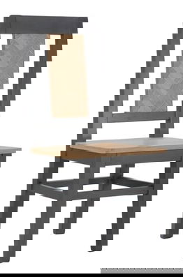 Set 2 scaune Male, Mauro Ferretti, 44x44x96 cm, lemn de brad, maro