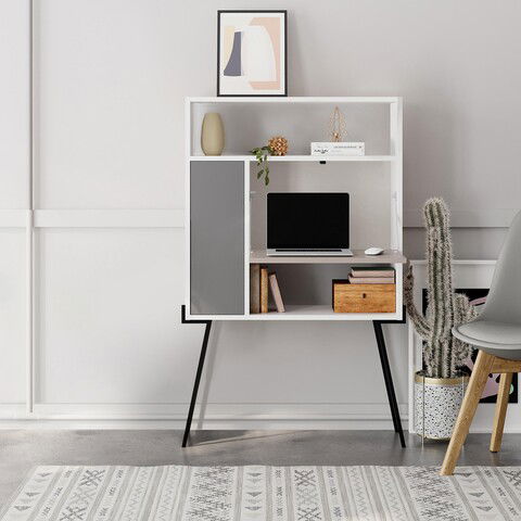 Dulap multifunctional, Decortie, Tatti, 83.5 x 135 x 29.5 cm, pal melaminat, multicolor
