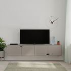 Comoda TV, Decortie, Spark, 180 x 35 x 35.6 cm, pal melaminat, mocha