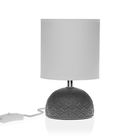 Lampa de masa Nube, Versa, 14 x 25.5 cm, 1 x E14, 40W, ceramica, gri