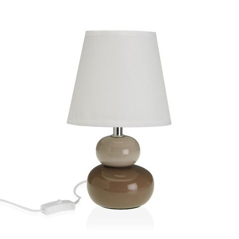 Lampa de masa Joelle, Versa, 15 x 9.5 x 22.5 cm, 1 x E14, 25W, ceramica, maro