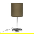 Lampa de masa Cara, Versa, 13 x 29.5 cm, metal, grej