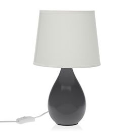 Lampa de masa Camy, Versa, 20 x 35 cm, ceramica, gri