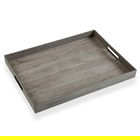 Tava pentru servire Glen, Versa, 48 x 35.5 x 4 cm, polipropilena, gri