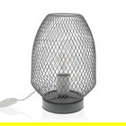 Lampa de masa Grey, Versa, 18 x 27 cm, metal