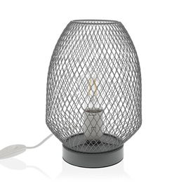 Lampa de masa Grey, Versa, 18 x 27 cm, metal