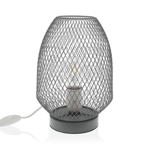 Lampa de masa Grey, Versa, 18 x 27 cm, metal