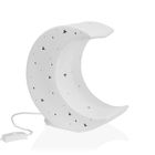 Lampa de masa Moon, Versa, 19.6 x 10.6 x 20.6 cm, 1 x E14, portelan