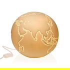 Lampa de masa World, Versa, 21 x 21 x 18.5 cm, 1 x E14, portelan