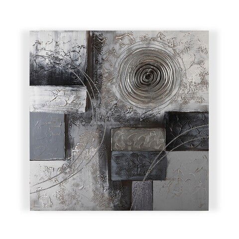 Tablou decorativ Colt Abstract, Versa, 80 x 80 cm, canvas