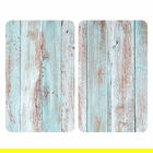 Set 2 protecții universale pentru aragaz, Wenko Blue Wood