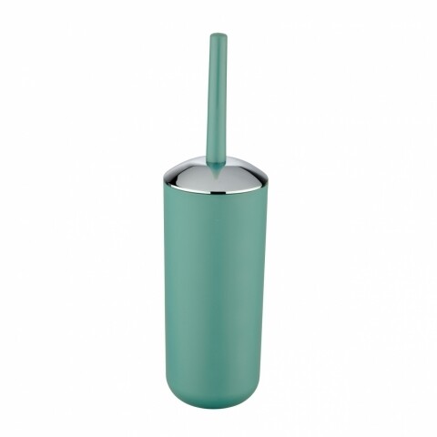 Perie pentru toaleta cu suport Brasil Green, Wenko, 10 x 37 cm, plastic, verde