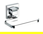 Suport pentru hartie igienica, Wenko, Quadro Vacuum-Loc®, 14 x 6 x 11 cm, inox/plastic