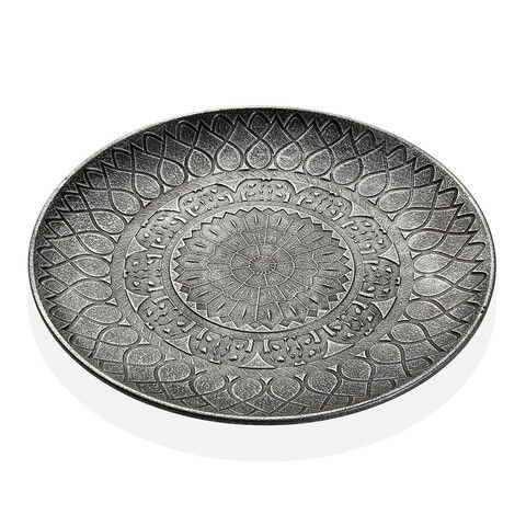 Platou decorativ / decoratiune pentru centrul mesei Vintage Mandala, Versa, 40 x 3 cm, MDF