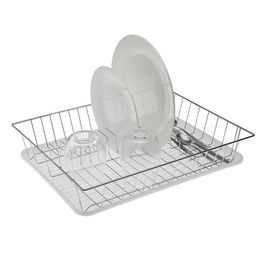 Scurgator de vase Olsen, Versa, 43 x 34.5 x 8 cm, fier/polipropilena, alb