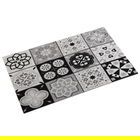 Covor de bucatarie Mosaic Black, Versa, 50 x 80 cm, poliester