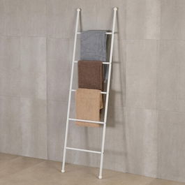 Suport pentru prosoape Towel, Versa, 42 x 20 x 150 cm, metal, alb
