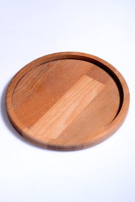 Platou pentru servire SNM-200, Kosova, 20x20x1.8 cm, lemn, maro