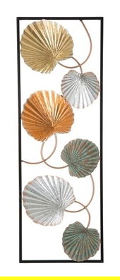 Decoratiune de perete, Loppy, Mauro Ferretti, 30.5x88.5 cm, fier, multicolor