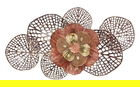 Decoratiune de perete, Flower Grid, Mauro Ferretti, 88.5x49.5 cm, fier