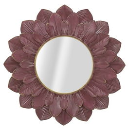 Oglinda decorativa, Glam Bordeaux, Mauro Ferretti, 100 cm, bordo