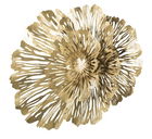 Decoratiune de perete Ibis, Mauro Ferretti, 74x55 cm, fier, auriu