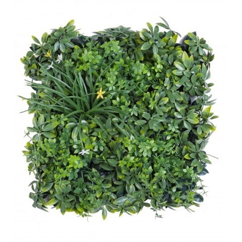Panou verde decorativ / perete artificial, Narcissus Green, Bizzotto, 50x50 cm