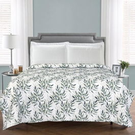 Cuvertura matlasata King size Olive, Heinner, 200x220 cm, microfibra, multicolor