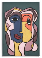 Tablou decorativ Double Face, Mauro Ferretti, 60x90 cm, canvas, multicolor