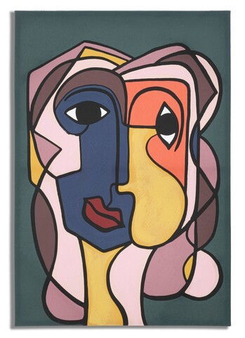 Tablou decorativ Double Face, Mauro Ferretti, 60x90 cm, canvas, multicolor