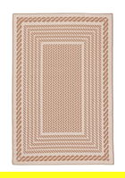 Covor cu doua fete Kashan, Bizzotto, 180 x 270 cm, polipropilena, bej/maro
