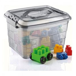 Cutie de depozitare Tetris, Confortime, 14 L, plastic, gri