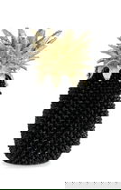 Decoratiune Surabaya Ananas, Bizzotto, 24.5 x 24 x 49.5 cm, polirasina, negru
