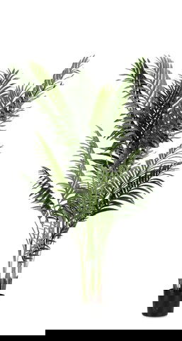 Planta artificiala in ghiveci Kenzia, Bizzotto, Ø 110 x 160 cm, 17 frunze, verde