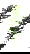 Planta artificiala in ghiveci Ficus, Bizzotto, 100 x 60 x 145 cm, 39 de frunze, verde