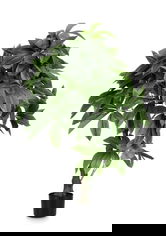 Planta artificiala in ghiveci Pachira, Bizzotto, Ø 60 x 120 cm, 280 de frunze, verde