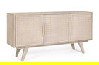 Bufet inferior Sahana, Bizzotto, 155 x 40 x 80 cm, lemn de mango/ratan