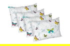 Set 4 perne Papillons, microfibra matlasata Alcam, 50x70 cm