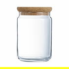 Recipient depozitare, Luminarc, Cork, 1 L, sticla/pluta, transparent