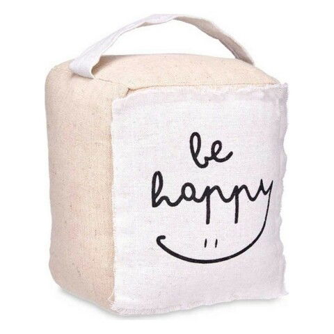 Opritor de usa Be Happy, Gift Decor, 16 x 14.5 x 19 cm, textil