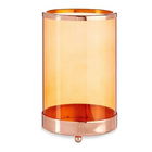 Suport pentru lumanare Cylinder, Gift Decor, 12.2 x 12.2 x 19.5 cm, metal/sticla, aramiu