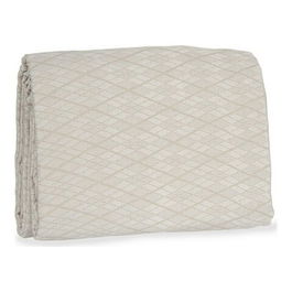 Cuvertura de pat Rhombus Quilt, Gift Decor, 180 x 260 cm, amestec bumbac, bej