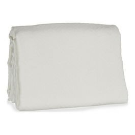 Cuvertura de pat Geometric Quilt, Gift Decor, 240 x 260 cm, amestec bumbac, alb