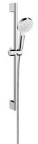 Set de dus Hansgrohe Crometta NEW 100 Vario cu bara 0.65 m alb/crom